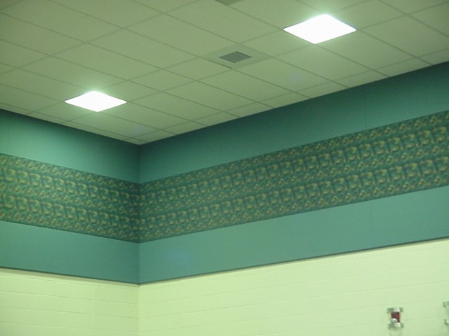 acoustic sound panels on a wall